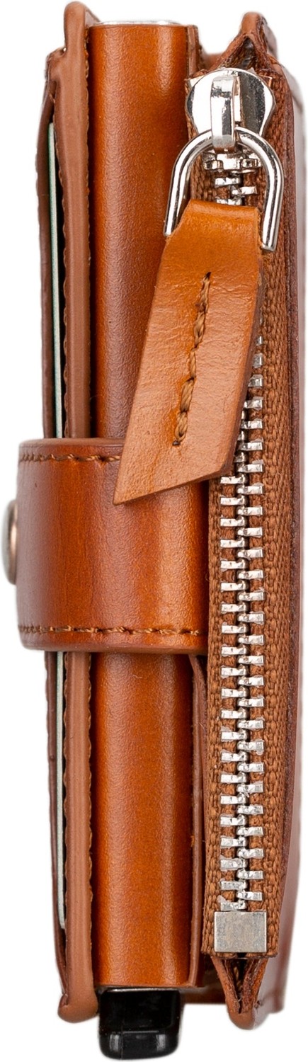 BloominBag Siena Classic Tan Mekanizmalı Deri Cüzdan & Kartlık (Rfıd Korumalı) görsel 3
