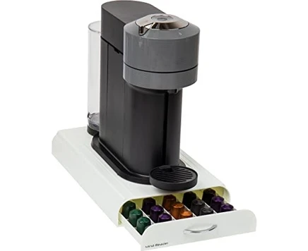 Resim 1001 NEST3PC-WHT Anchor - Nespresso Uyumlu Kapsül Çekmecesi, 50 Kapsül Için, Sadece Çekmece 