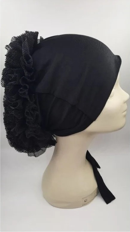 TeknoKapsül Bone - Dikişli Fırfırlı Bone Bandana görsel 4