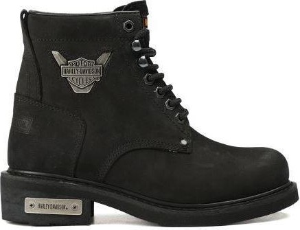 Harley Davidson Gıbson Kadın Black (Siyah) Nubuk Günlük Bot görsel 6