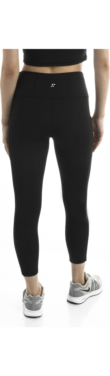 The Step Sports Spocket Kadın Gri Cepli Yüksek Bel Toparlayıcı, Sıkılaştırıcı Yoga Tayt 25" görsel 7