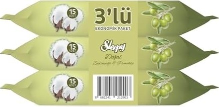 TeknoKapsül Pamuk Zeytin Cep Mendili 12X3X15 (540 Yaprak) görsel 2