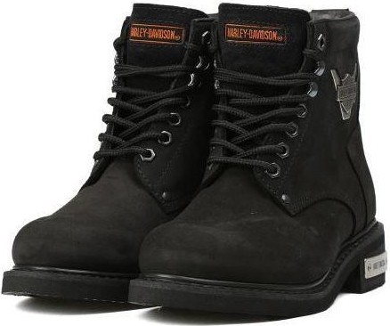 Harley Davidson Gıbson Kadın Black (Siyah) Nubuk Günlük Bot görsel 8