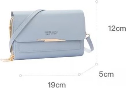 Forever Lengrui Çok Fonksiyonlu Mini-Büyük Crossbody Omuzdan Askili Çanta (Açık Yeşil) görsel 4