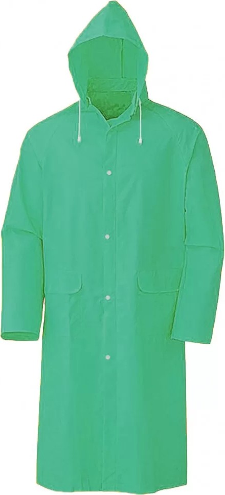 Çerçici Kapşonlu Cepli Lüx Yağmurluk Haki Yeşil - Standart Beden 2xl görsel 2