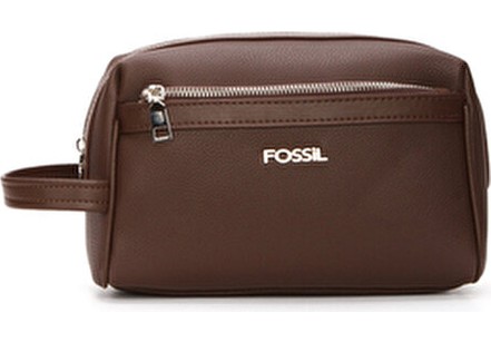Fossil Vegan Deri El Çantası Portföy Çanta Suya Dayanıklı Orta Boy Siyah 2063 görsel 8