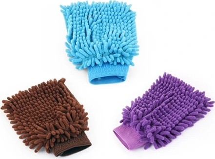 TeknoKapsül Mikrofiber Temizlik Eldiveni - Araç Yıkama Eldiveni Oto Yıkama Temizleme Cila Eldiveni görsel 5