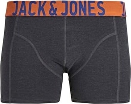 Jack & Jones Jaccrazy Düz Desenli Boxer 3 Paket Noos Erkek İçin Rahat Paça Tipi görsel 2