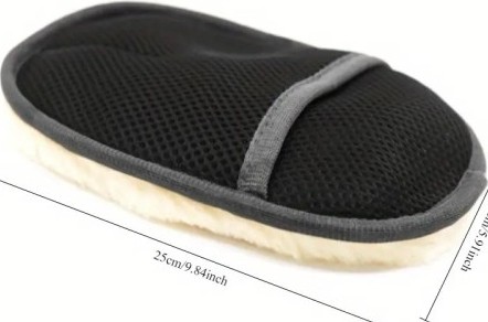 TeknoKapsül Mikrofiber Yün Araba Yıkama Eldiveni - Çizmez ve Yüksek Emici