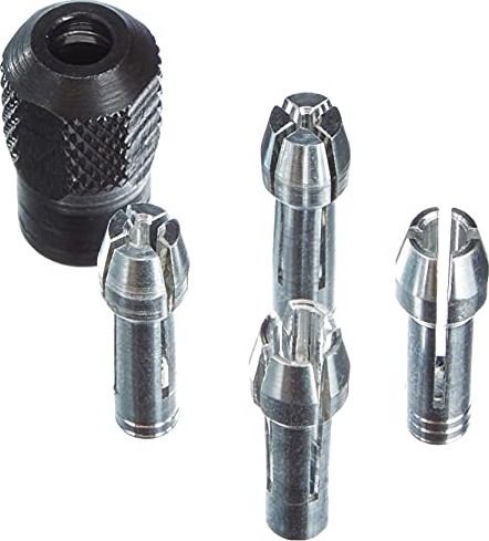 Die Grup Dremel 4485 1 Adet Mandren Dahil Penset Seti, 1 Mandren ve 4 Penset (0,8/1,6/2,4/3,2 Mm)