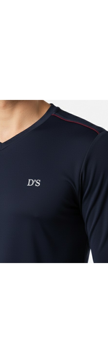 D'S Damat Ds Damat Maschio Pamuk V Yaka Pijama Takımı Siyah görsel 5