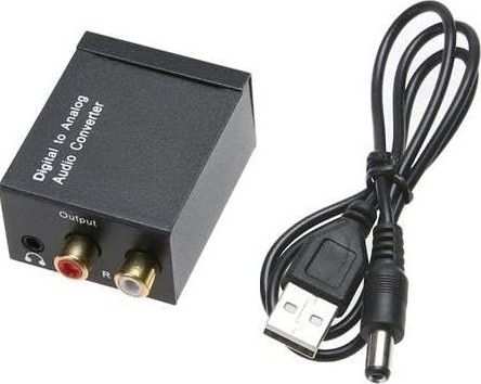 Die Grup 5057 Dijital To Analog 3.5mm Optik Ses Tos Çevirici Dönüştürücü Adaptör görsel 2