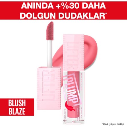 Maybelline New York Lifter Plump Dudak Parlatıcısı- 001 Blush Blaze