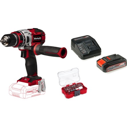 Einhell TE-CD 18 Li Bl, Akülü Vidalama Seti