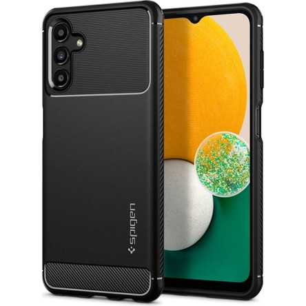 Spigen Samsung Galaxy A04s / A13 5G ile Uyumlu Kılıf Rugged Armor Matte Black - ACS04692