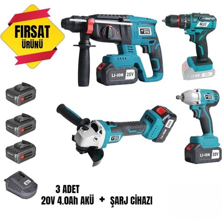 CATPOWER 4'lü Set Kömürsüz 1380