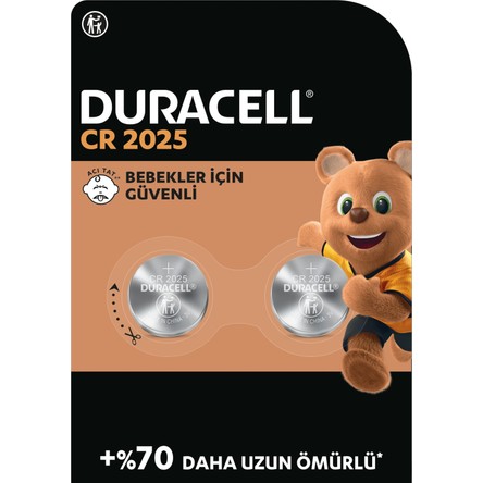 Duracell DURACELL 2025 (2’li Paket) Lityum Düğme Piller 3V