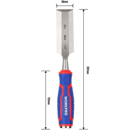 Workpro WP243012 38 mm Profesyonel Iskarpela