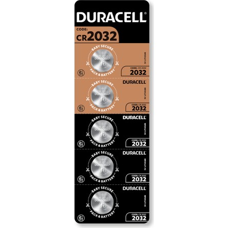 Duracell Özel 2032 Lityum Düğme Pil 3V, (CR2032) 5 adet