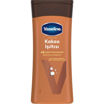 Vaseline Vücut Losyonu Kakao Işıltısı Parlaklığını Kaybetmiş ve Kuru Ciltler İçin 200 ml