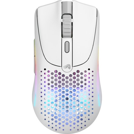 Glorious Model O 2 Mini Kablosuz RGB UltraLight 26000 DPI Gaming Mouse – Mat Beyaz