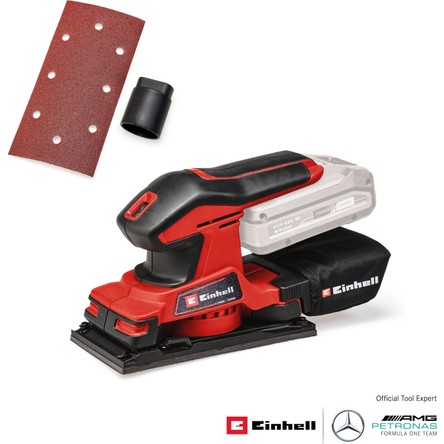 Einhell TC-OS 18/187 Li - Solo, Akülü Zımpara (Akü ve şarj cihazı dahil değildir)