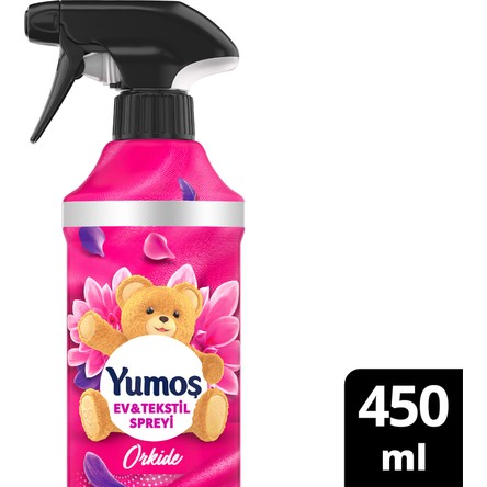 Yumoş Ev veTekstil Spreyi Orkide Yıkanması Zor Eşyalar İçin 450 ml