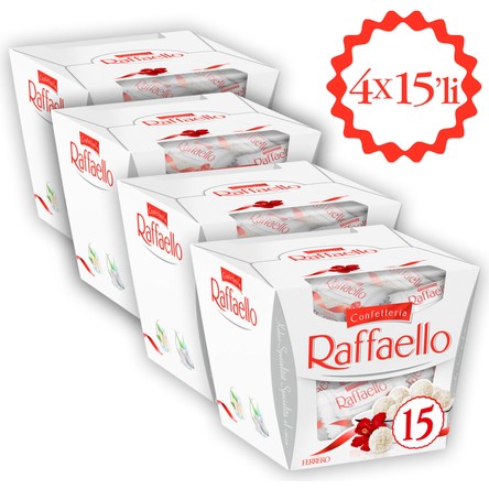 Raffaello Çikolata 15'li - 4 Adet