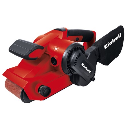 Einhell Tank Zımpara TC-BS 8038 (800 W, hassas bant ayarı ile doğru bant takibi, seramik koruma eklentisi, ek tutamak, entegre toz emiş sistemi, zımpara bandı dâhil) - 4466259