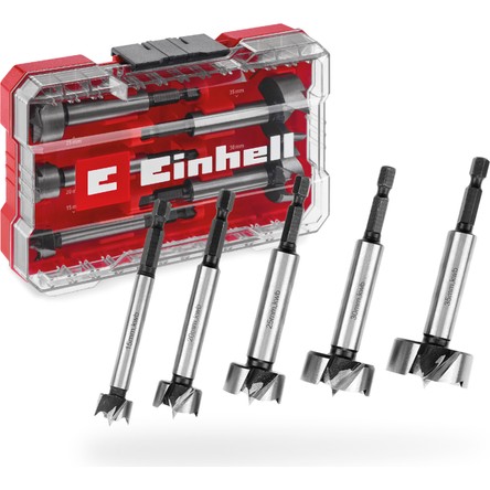 Einhell Tas Menteşe Uç Seti 5 Parça, M-Case Kutu