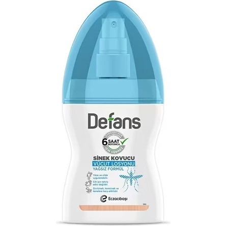 Defans Sinek Kovucu Vücut Losyonu Yağsız Formül 100 ml