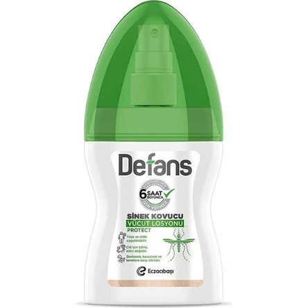 Detan Defans Protect Sinek Kovucu Vücut Losyonu 6 Saat Koruma 100 ml