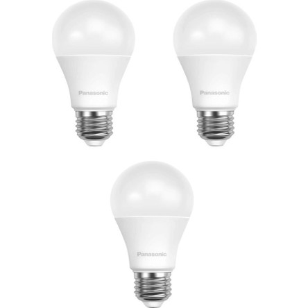 Panasonic 4,9W (40W) E27 LED Ampul 27000K Sarı Işık - 3 Adet