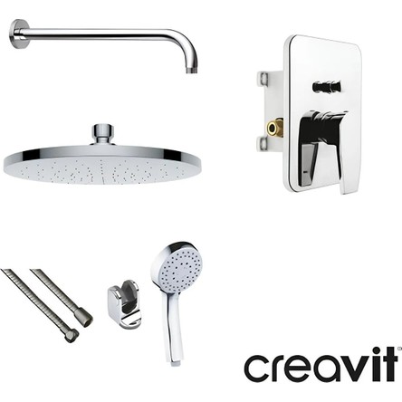 Creavit Ankastre Duş Seti DAC4600 + A12 + SH330 + A08 + SH116