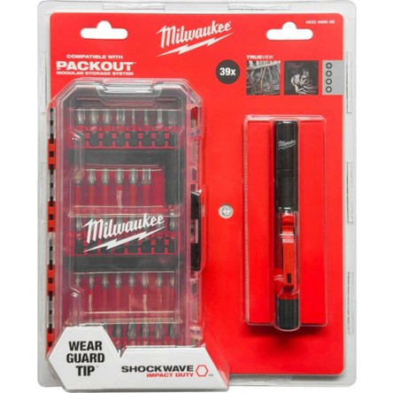 Milwaukee Bits Uç Set 39 Parça + LED Fener - 4932498608