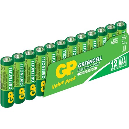 GP Greencel R03 AAA Boy İnce Çinko Kalem Pil 12'li Paket GP24G-VS12