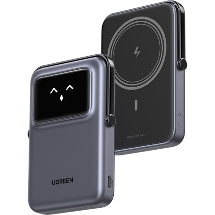 UGREEN Ugreen Uno Magsafe Wireless 10.000 mAh 20W Hızlı Şarj Mini Powerbank, Siyah - 45327