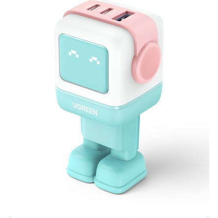 UGREEN Ugreen Nexode Uno 65W Robot Gan Hızlı Şarj Cihazı 2xusb-C, 1xusb-A, Renkli - 35855