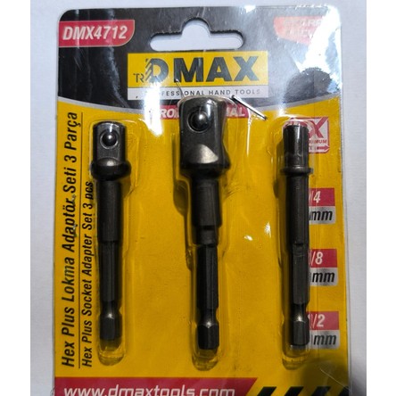 Ctn Paltava Dmax Lokma Adaptör Seti 3lü1/2" - 1/4" - 3/8"