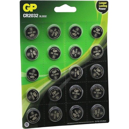 GP CR2032-2CAI20 3V Lityum Pil 20 li Kart