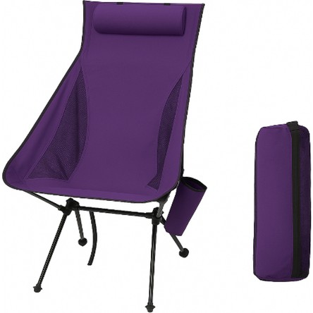 Uniqamp ® Ergo XL™ Ultra Hafif Ergonomik Katlanır Kamp Sandalyesi