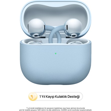 Huawei HUAWEI Freeclip 2, açık kulak tasarımlı bluetooth kulaklık, Hafif Tasarımla Gün Boyu Rahat Kullanım, 38 Saate Varan Pil Ömrü, (HUAWEI Türkiye Garantili), Mavi