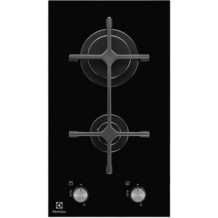 Electrolux EGC3322NVK 30 cm 2 Gözlü Domino Siyah Ocak