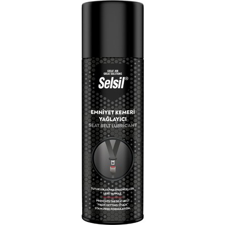 Selsil Emniyet Kemeri Yağlayıcı Sprey Anti-Statik Özellikli 200 ml
