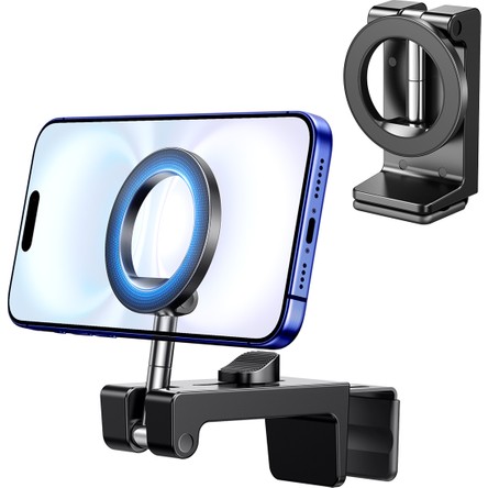 UGREEN Ugreen Magsafe Uçak Telefon Tutucu, Magsafe Uyumlu, 360° Dönebilen, Eller Serbest Seyahat Telefon Standı, 45377
