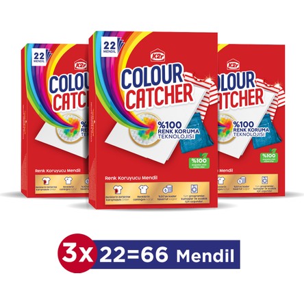 K2R Renk Koruyucu Mendil 22'li x 5 Adet