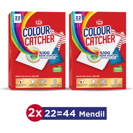 K2R Renk Koruyucu Mendil 22'li x 2 Adet