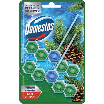 Domestos WC Blok Yoğun Parfümlü Çam Ormanı 2x50g
