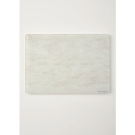 Bella Maison Marbella Cam Kesme Tahtası Ekru (35X25 Cm)