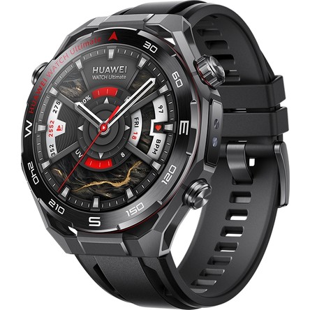 Huawei Watch Ultimate 2, Zirkonyum Bazlı Sıvı Metal Kasa,150m Dalış Desteği, Bluetooth Arama, Hassas Sağlık Takibi, iOS & Android Uyumlu, Siyah